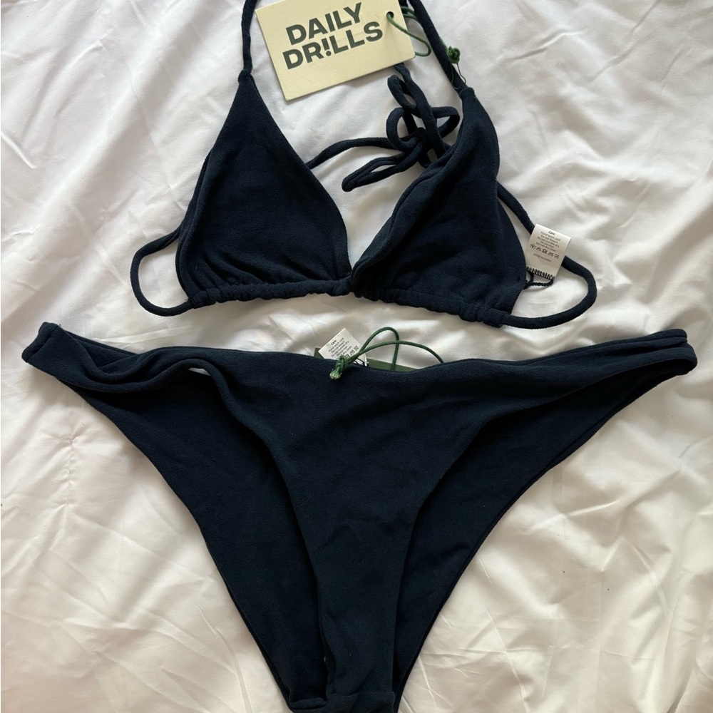 Daily Drills Midnight Bikini Set